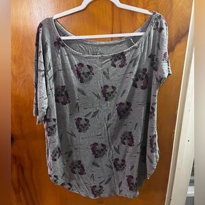 Torrid Drop Shoulder Super Soft Tee Shirt Size 2